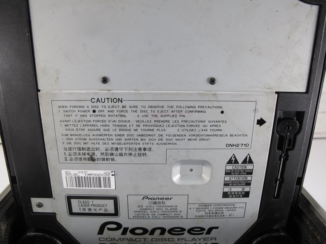Pioneer CDJ - 1000Mk3 Professional DJ Turntable CD / MP3 Controller Deck - ZeereeZ