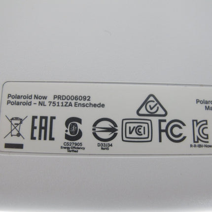 Polaroid Now Autofocus Instant Film Camera White 006092 - ZeereeZ