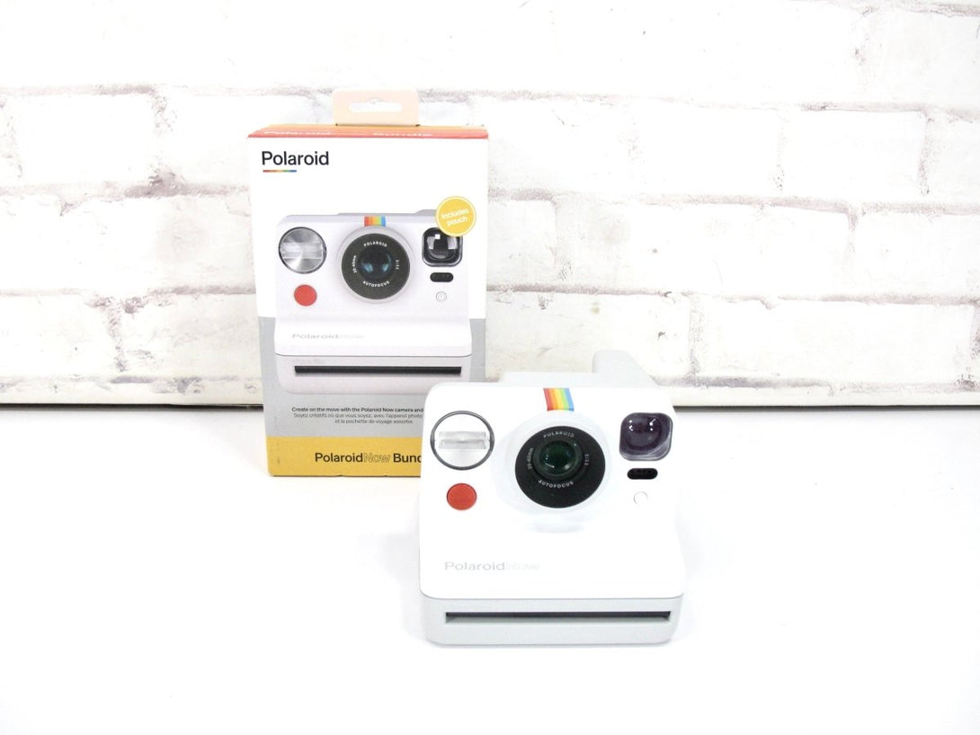 Polaroid Now Autofocus Instant Film Camera White 006092 - ZeereeZ