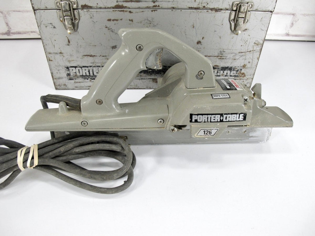 Porter Cable Porta - Plane 126 Heavy Duty Planer with Blade and Case - ZeereeZ