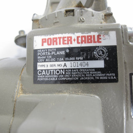 Porter Cable Porta - Plane 126 Heavy Duty Planer with Blade and Case - ZeereeZ