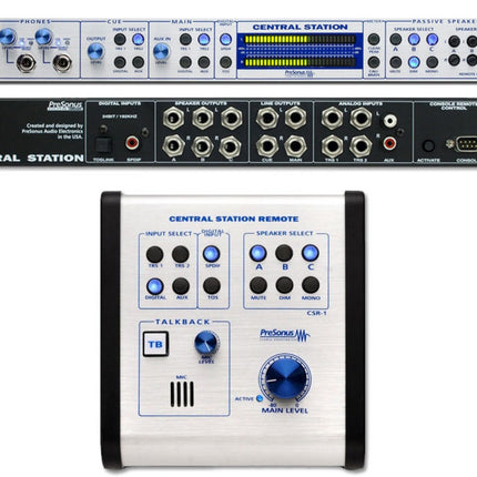PreSonus Central Station PLUS Studio Monitor/Headphone Control System + Remote