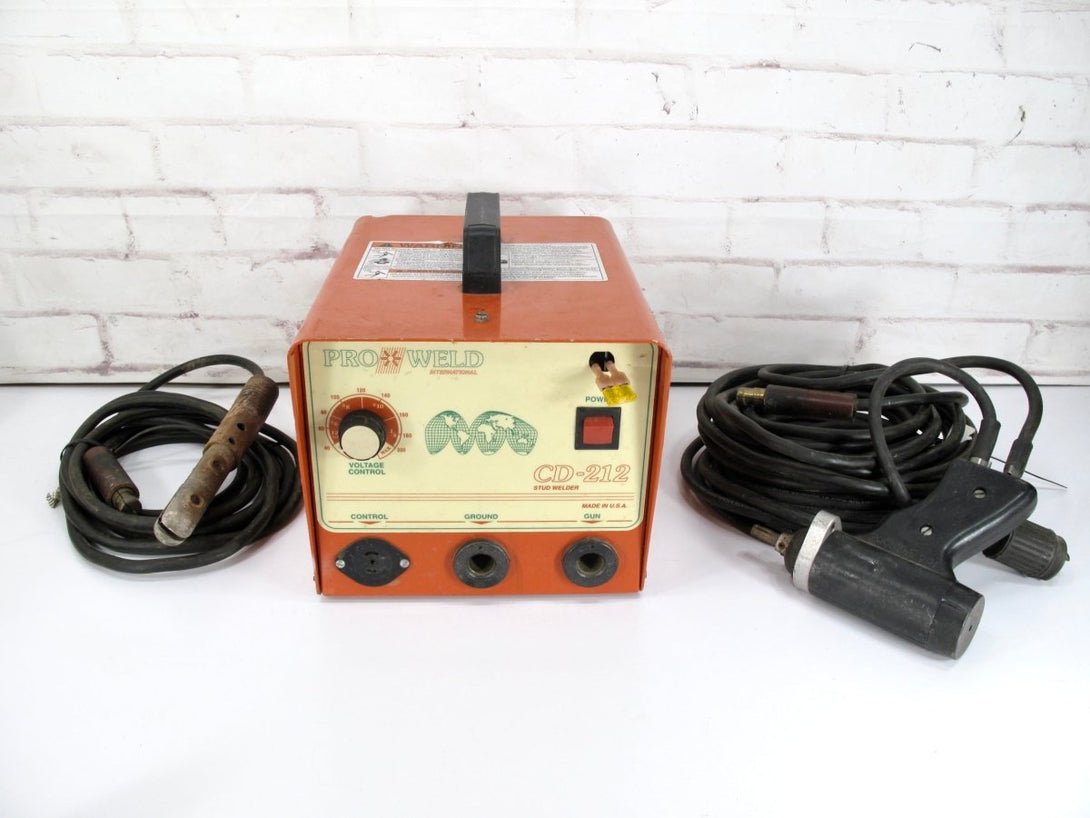 Pro Weld CD - 212 Solid State Capacitor Discharge 14 ga. 1/4" Range Stud Welder - ZeereeZ