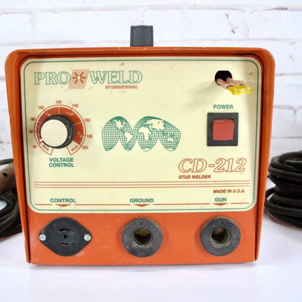 Pro Weld CD - 212 Solid State Capacitor Discharge 14 ga. 1/4" Range Stud Welder - ZeereeZ