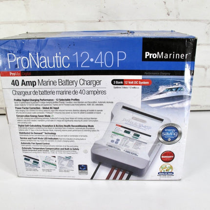 ProMariner ProNautic 1240P 40 Amp 3 Bank Battery Charger 63140 - ZeereeZ
