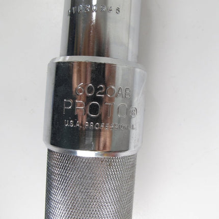 Proto J6020AB 3/4" Drive Ratcheting Head Micrometer Torque Wrench 120 - 600 - Feet - ZeereeZ