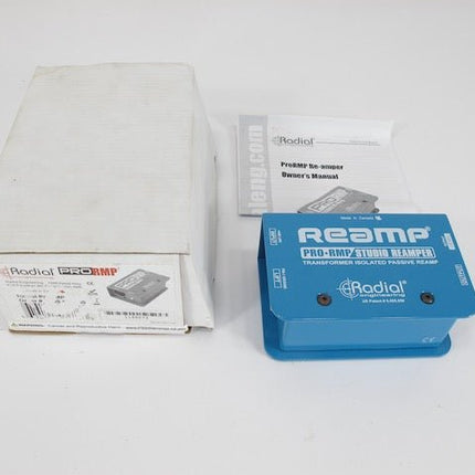 Radial Engineering ProRMP Passive Studio ReAmp Box Reamping Device - ZeereeZ