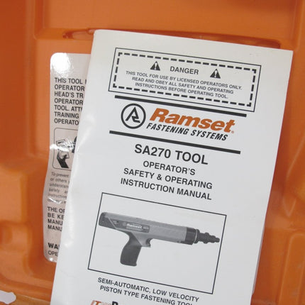 Ramset SA270 Power Actuated Fastner .27 Caliber Fastner Gun - ZeereeZ