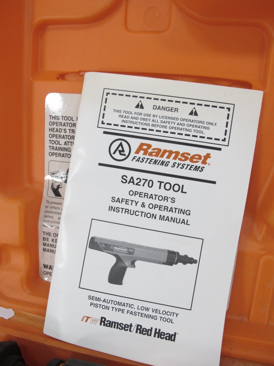 Ramset SA270 Power Actuated Fastner .27 Caliber Fastner Gun - ZeereeZ