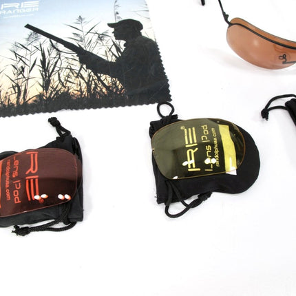 Randolph Engineering RE Ranger Edge Shooting Glasses w/ 5 Lens Pairs - ZeereeZ