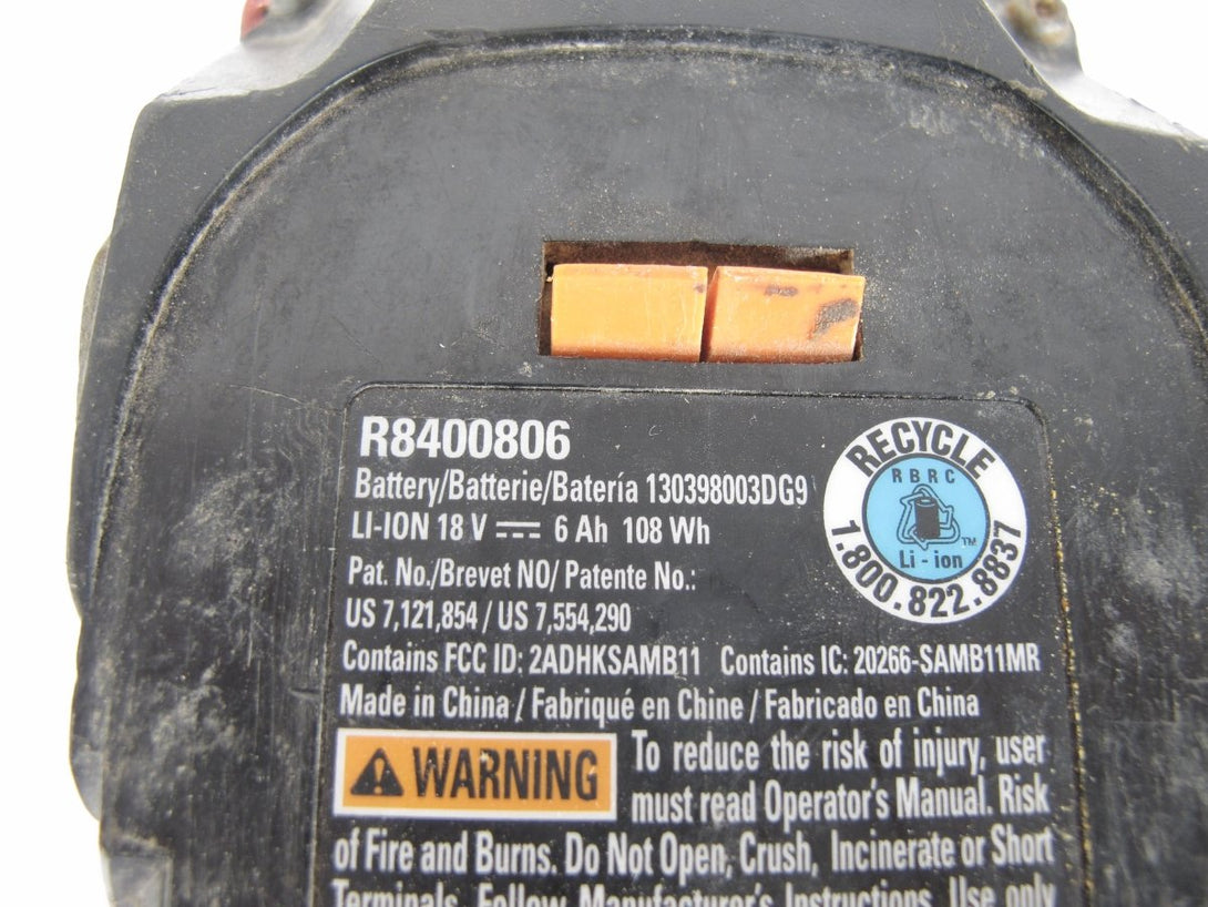 Ridgid R8400806 Octane 18V 6.0Ah Bluetooth Power Tool Battery - ZeereeZ