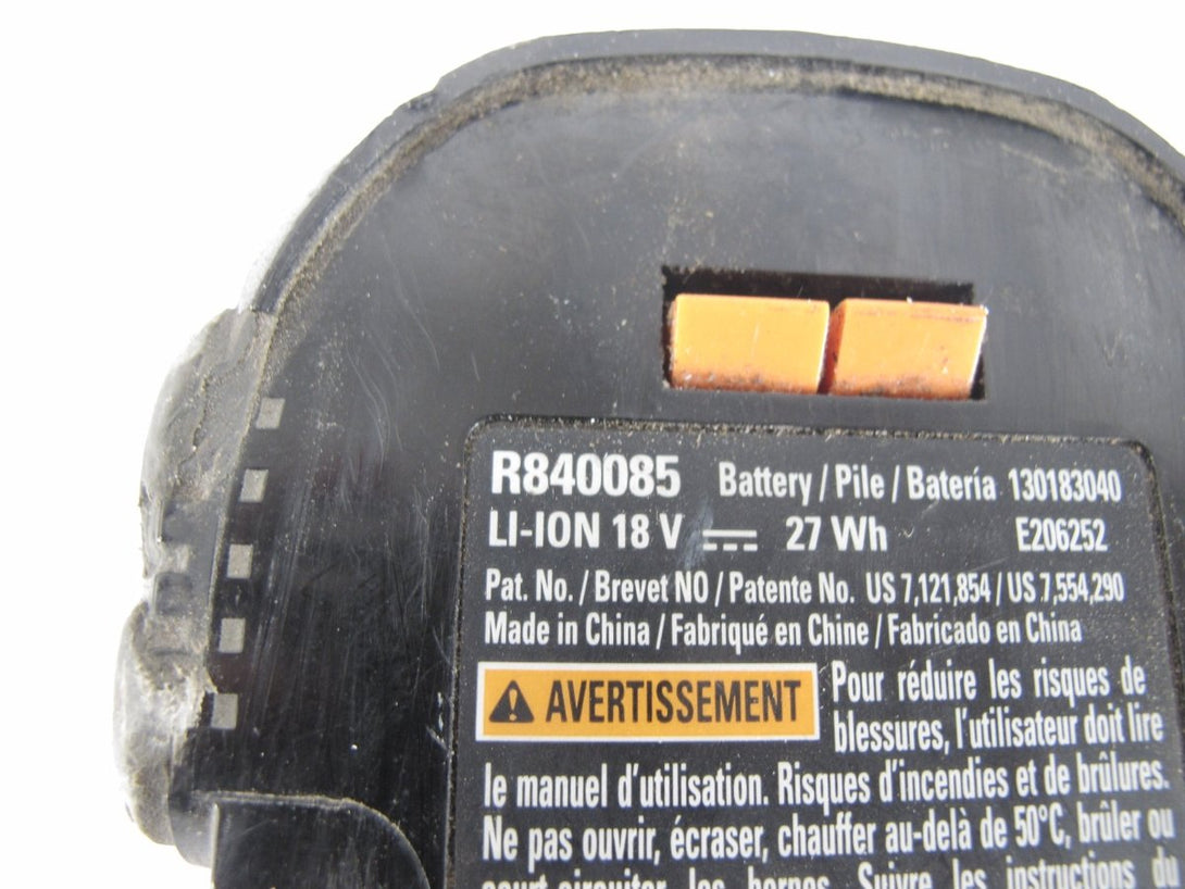 Ridgid R840085 Genuine OEM 18V 1.5Ah Hyper Lithium Ion Power Tool Battery - ZeereeZ