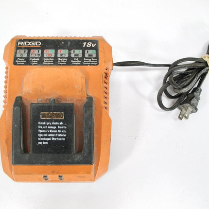 Ridgid R86091 18V Hyper Lithium - Ion Rechargeable Battery Charger - ZeereeZ