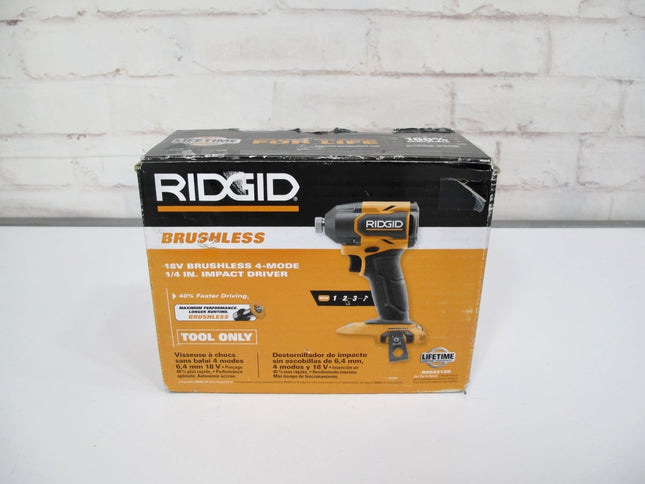 RIDGID R862312B 18v 4 - Mode 1/4 - Inch Brushless Impact Driver - ZeereeZ