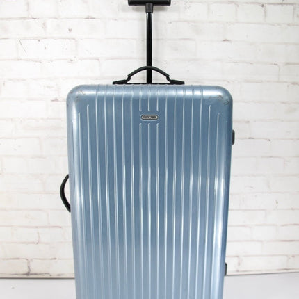RIMOWA - Salsa Air Powder Blue Polycarbonate 26” Spinner Check - in Luggage Bag - ZeereeZ