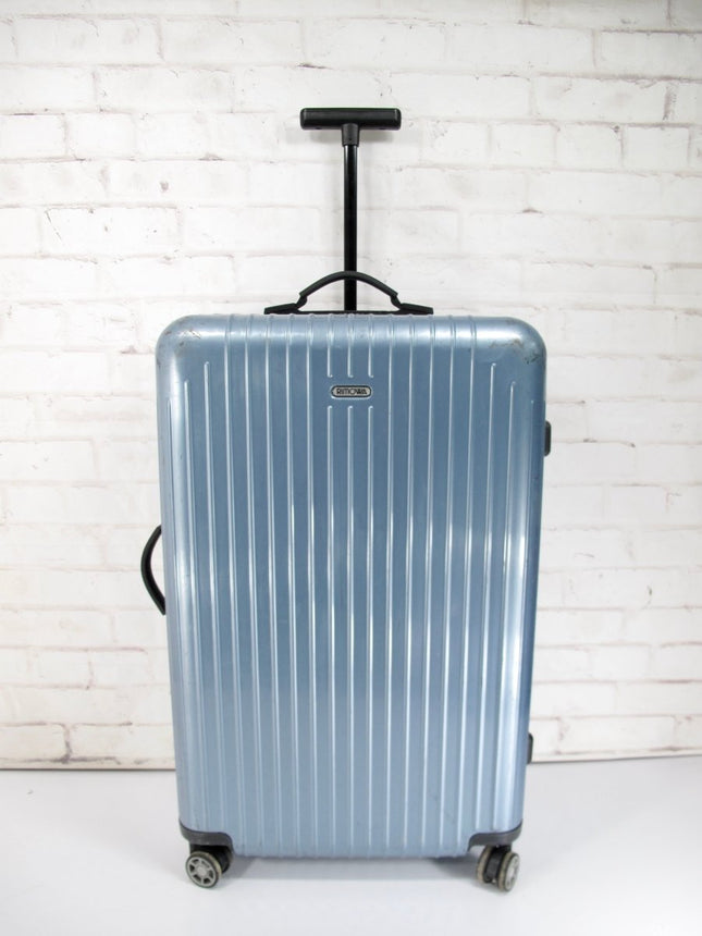RIMOWA - Salsa Air Powder Blue Polycarbonate 26” Spinner Check - in Luggage Bag - ZeereeZ