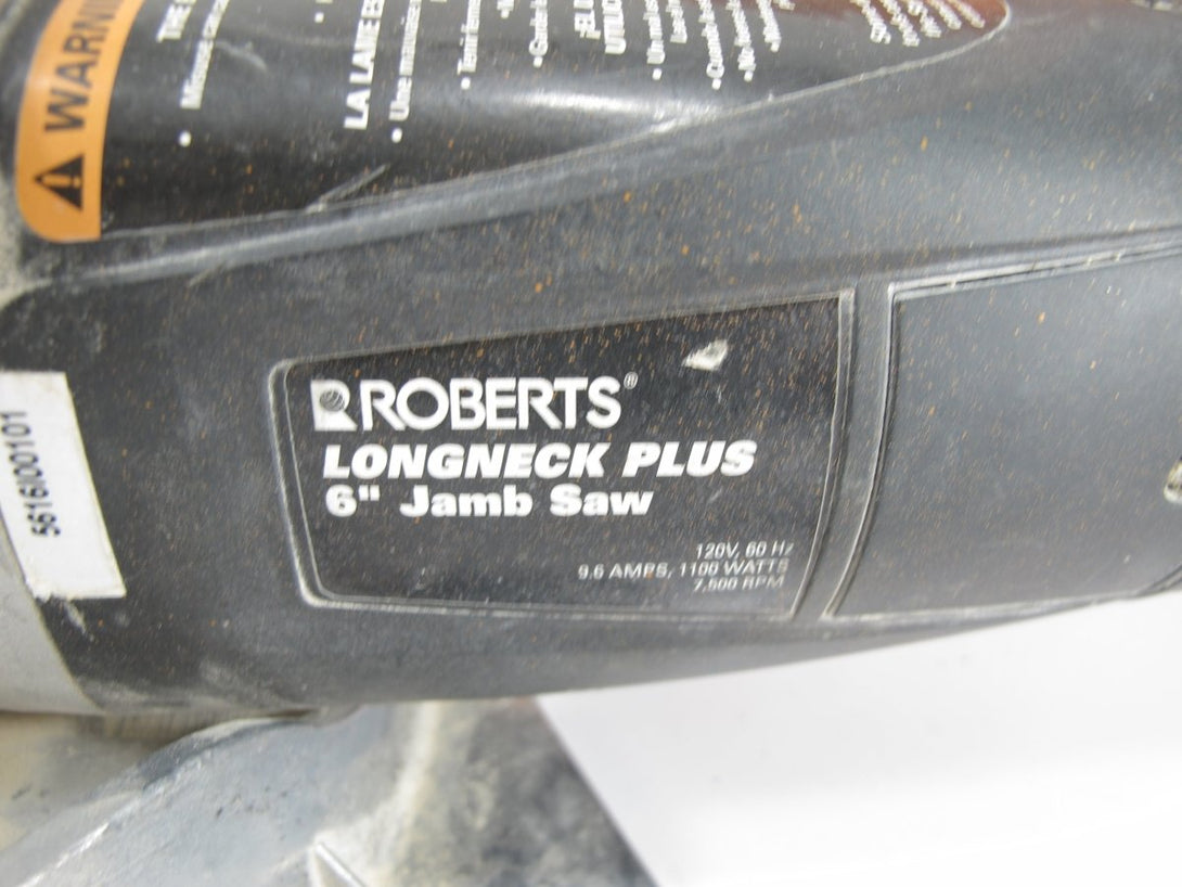 Roberts Longneck Plus 120 Volt 6 in. Jamb and Undercut Saw - ZeereeZ