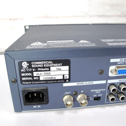 Roland ADA - 7000 8 - Channel A/D - D/A Converter Rack Mount I/O Expander R - BUS - ZeereeZ