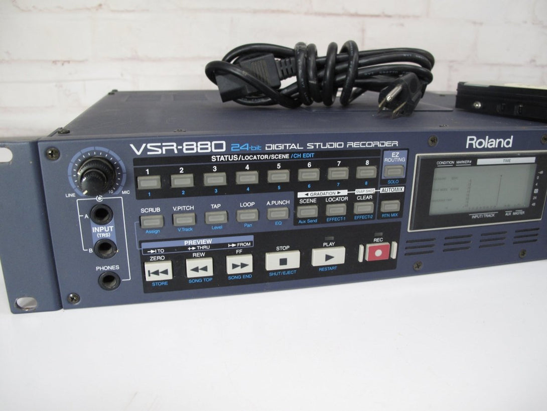 Roland VSR - 880 8 Track Rack Mount Digital Hard Disk Studio Recorder - ZeereeZ