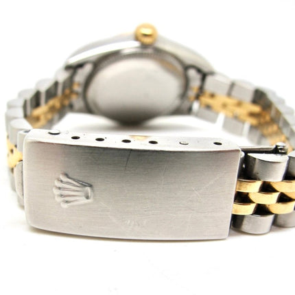 Rolex Oyster Perpetual Two Tone 18k Gold/SS Diamond Ladies Automatic Watch 76193 - ZeereeZ