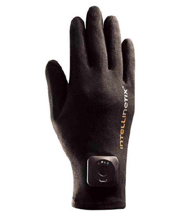 Intellinetix Vibrating Therapy Gloves Increases Circulation and Reduces Pain Medium Size Pair