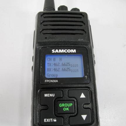 Samcom FPCN30A UHF Portable Handheld 2 - Way Radio 400 - 470MHz 5W - ZeereeZ