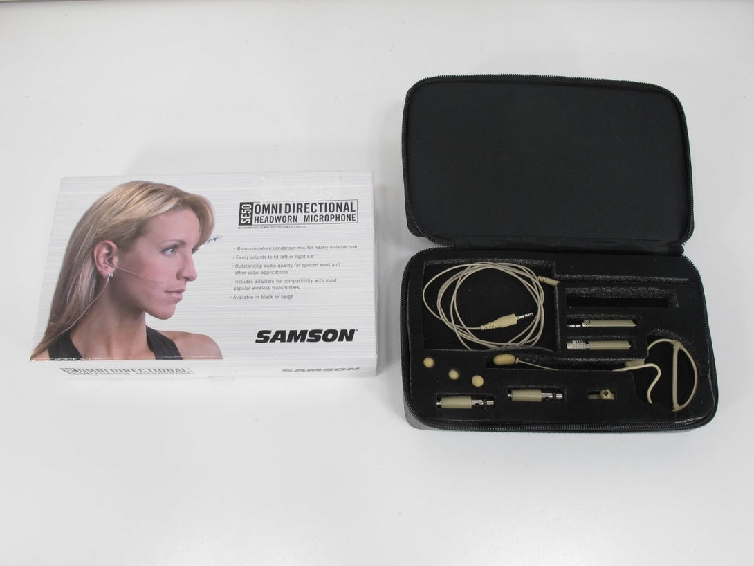 Samson SE10T Omnidirectional Headworn Microphone with Miniature Condenser - ZeereeZ