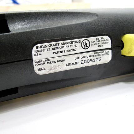 Shrinkfast 998 Rapid Shrink Wrap Fast Propane Heat Gun Tool Kit - ZeereeZ