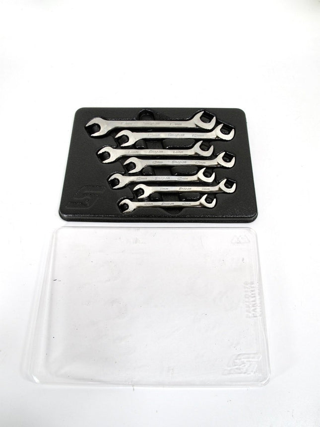 Snap - on Tools VSM807B 7pc Metric 4 Way Angle Open End Wrench Set 10mm - 15mm 17mm - ZeereeZ
