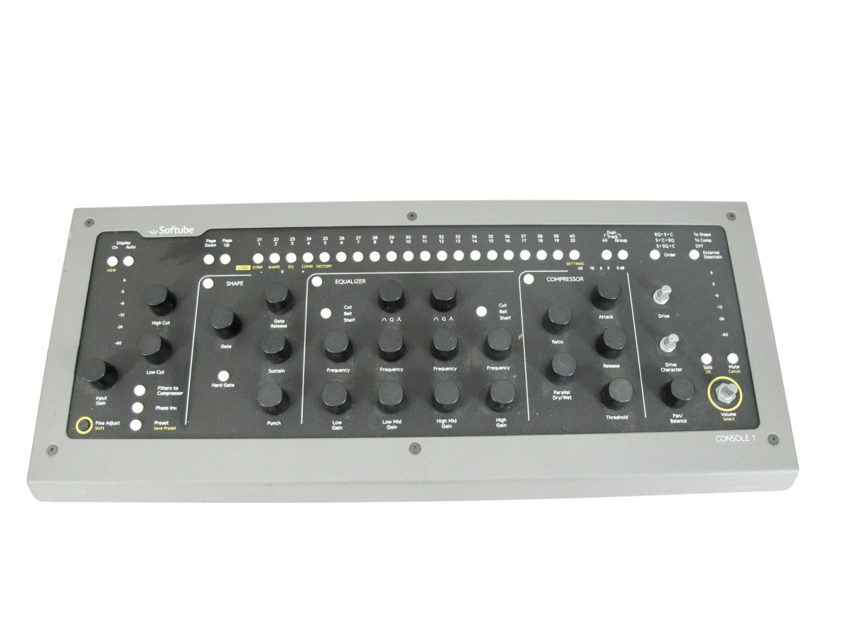 Software Audio Console Softube Console 1 Digital Audio Workstation Software Control Surface I ...