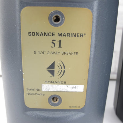 Sonance Mariner 51 5 - 1/4" 2 Way Outdoor Stereo Speakers - ZeereeZ