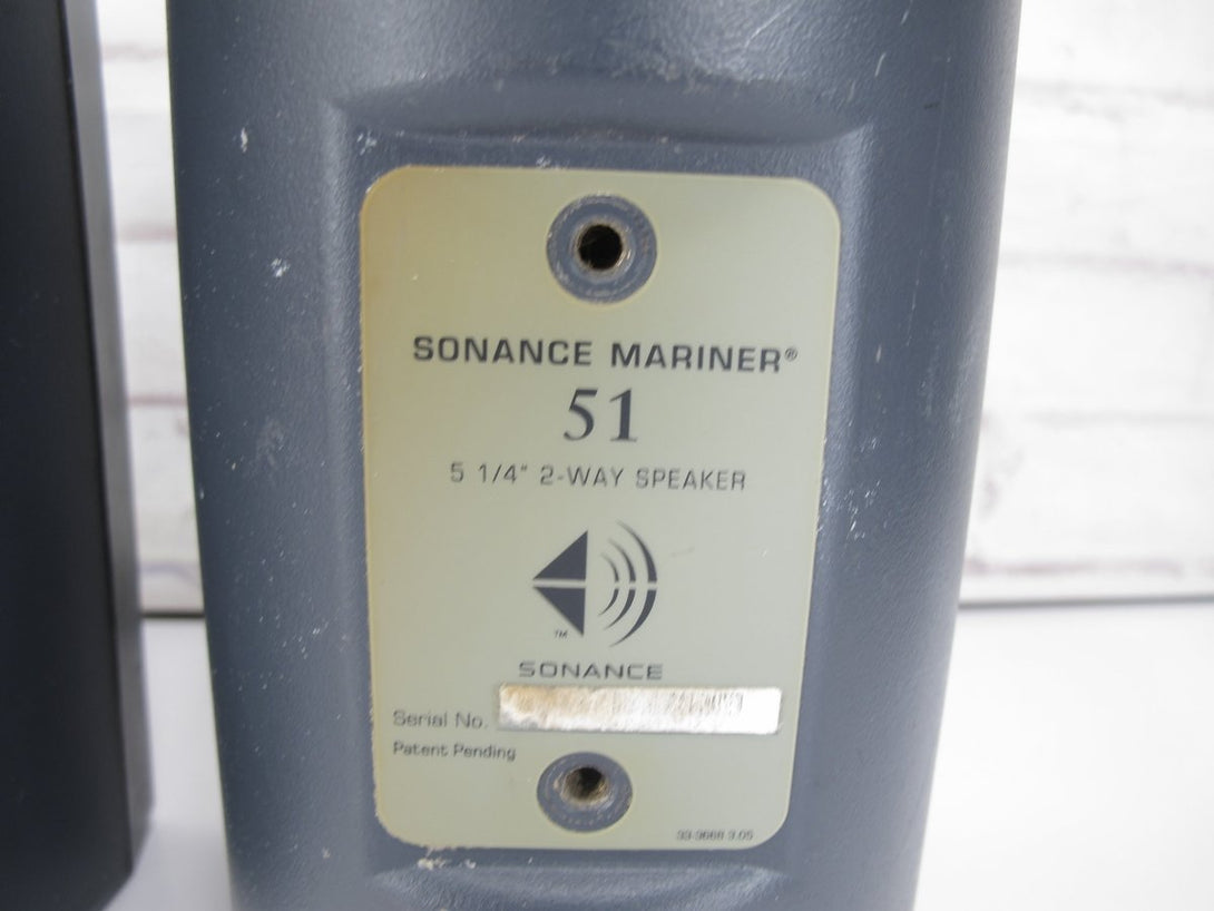 Sonance Mariner 51 5 - 1/4" 2 Way Outdoor Stereo Speakers - ZeereeZ