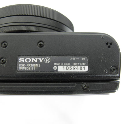 Sony Cyber - shot DSC - RX100M3 20.1 24 - 78mm Zoom Digital Camera - ZeereeZ