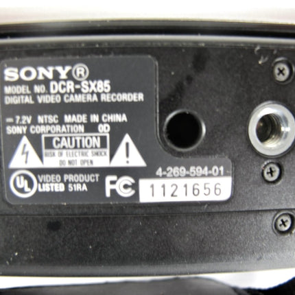 Sony DCR - SX85 SD Memory Camcorder 60X Optical Zoom 3.0" Touch LCD - ZeereeZ