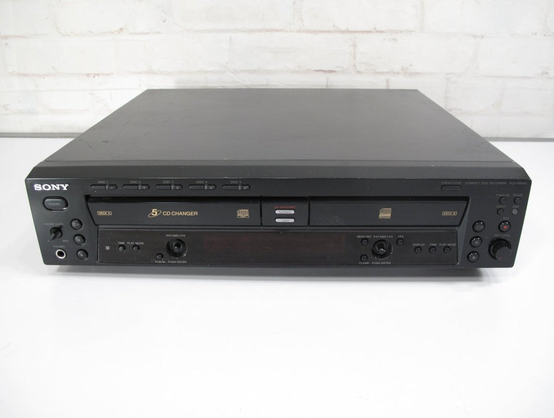 Sony RCD - W500C 5 Disk Changer Recorder CD, CD - R, CD - RW & MP3 Player - ZeereeZ
