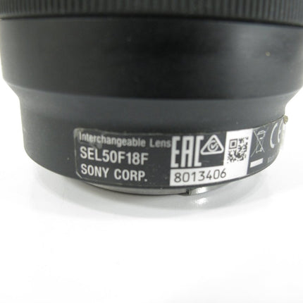 Sony SEL50F18F FE 50mm f/1.8 Alpha E Mount Prime Camera Lens - ZeereeZ