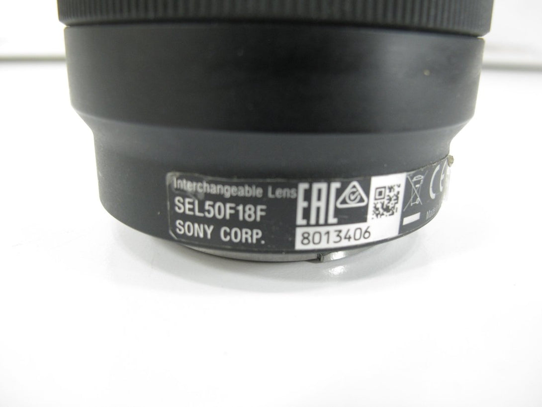 Sony SEL50F18F FE 50mm f/1.8 Alpha E Mount Prime Camera Lens - ZeereeZ