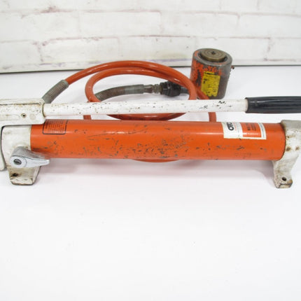 SPX/OTC Power Team P58 Hydraulic Hand Pump & 20 Ton Cylinder - ZeereeZ