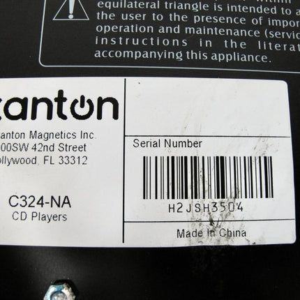 Stanton C324 Tabletop DJ Turntable/Scratch Interface Slot Drive CD Player - ZeereeZ
