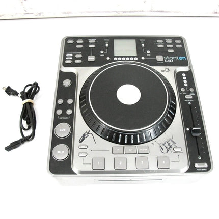 Stanton C324 Tabletop DJ Turntable/Scratch Interface Slot Drive CD Player - ZeereeZ