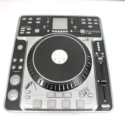 Stanton C324 Tabletop DJ Turntable/Scratch Interface Slot Drive CD Player - ZeereeZ