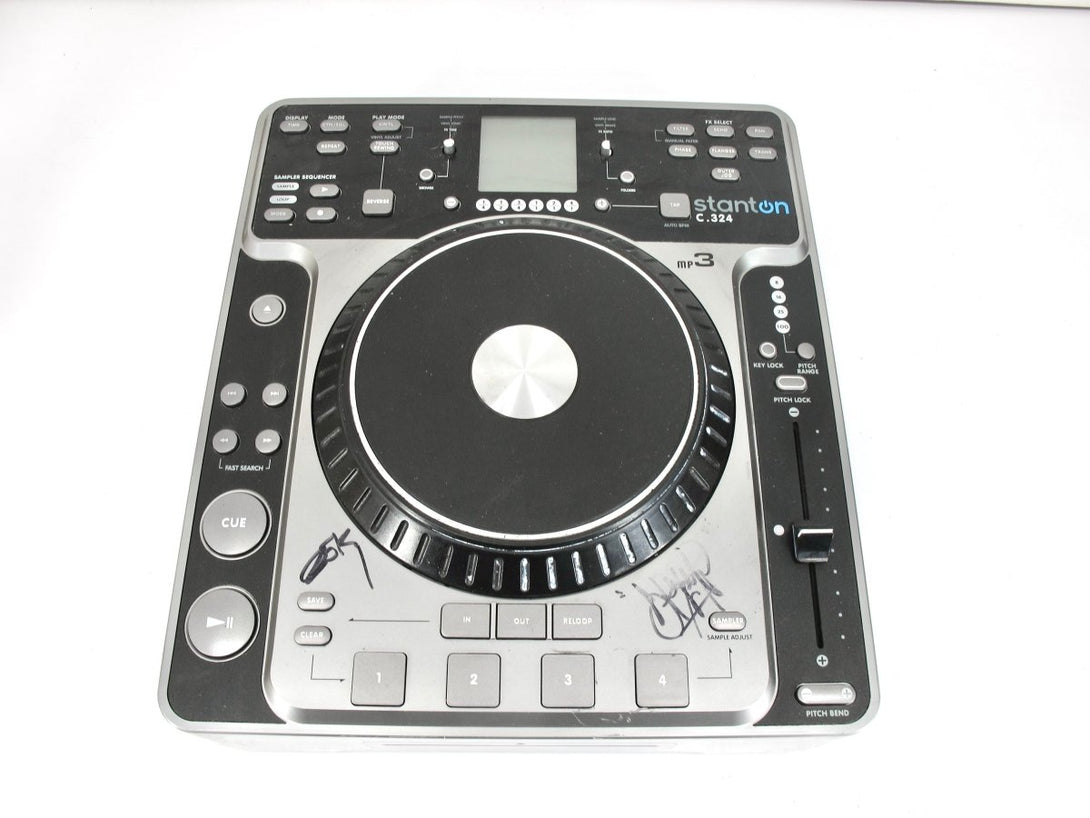 Stanton C324 Tabletop DJ Turntable/Scratch Interface Slot Drive CD Player - ZeereeZ