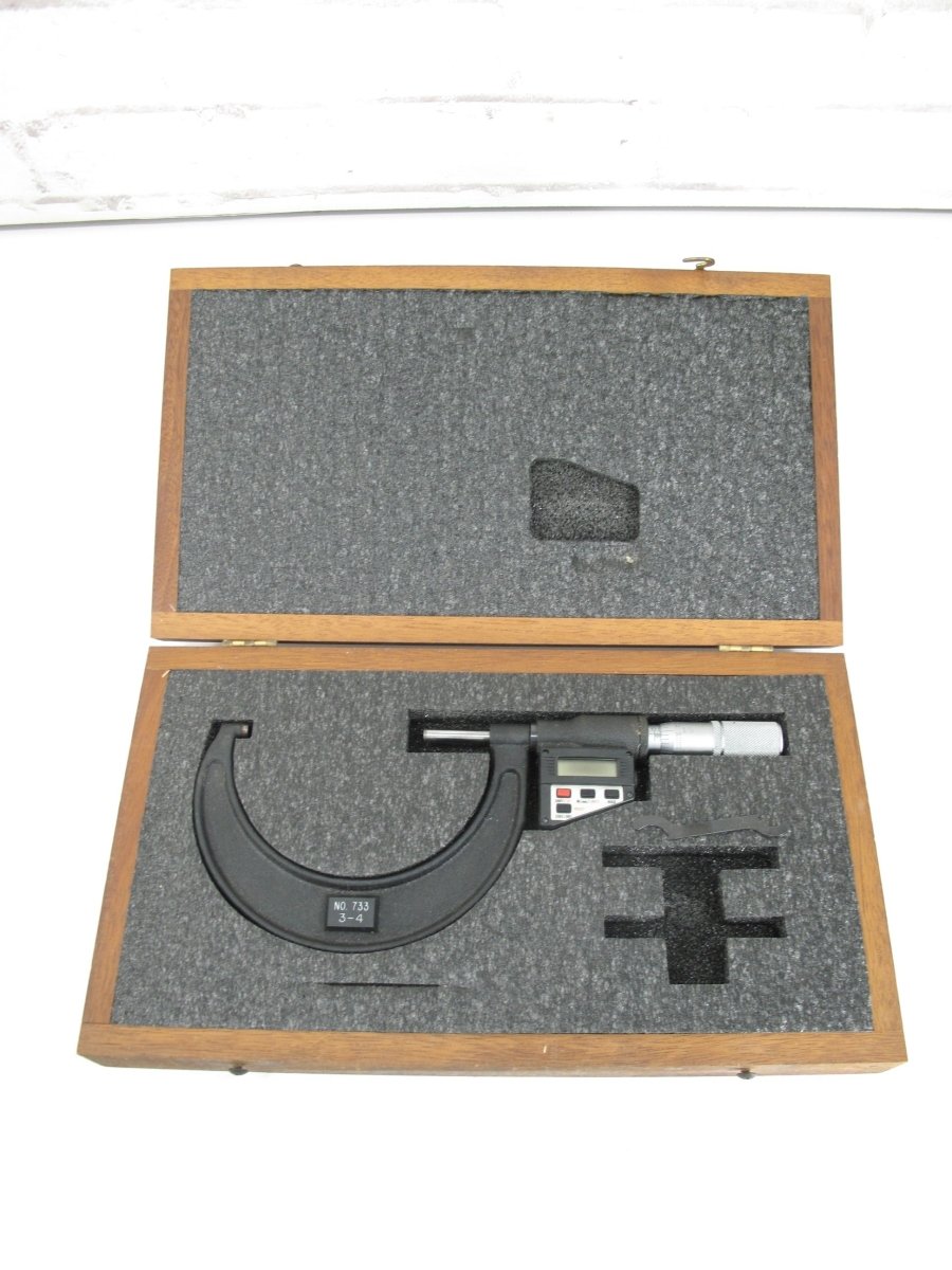 Starrett No 733 Outside Digital Micrometer 3 - 4” Range - ZeereeZ