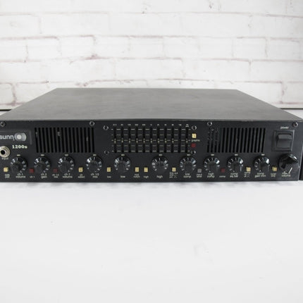 Sunn 1200S 1200 Watt @ 2 Ohms Bass Guitar Tube Amplifier Head - ZeereeZ