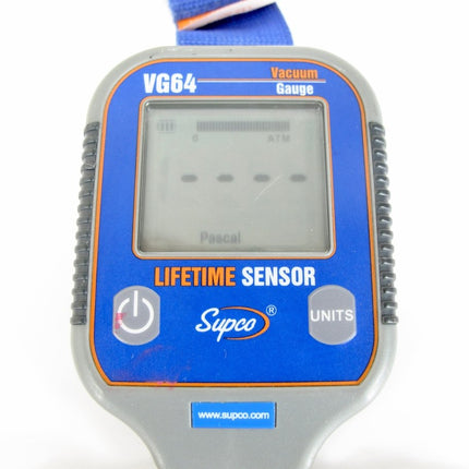 Supco VG64 Vacuum Gauge, Digital Display, 0 - 12000 microns Range - ZeereeZ