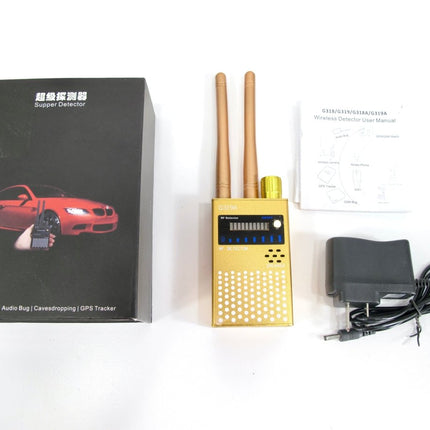 "Supper Detector" G319A Handheld RF Finder for GPS Cameras Evesdrop Devices - ZeereeZ