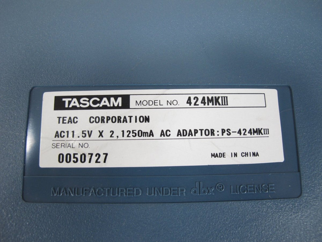 Tascam PortaStudio 424MKII Analog Cassette Multitrack Recorder 424 MK2 - ZeereeZ