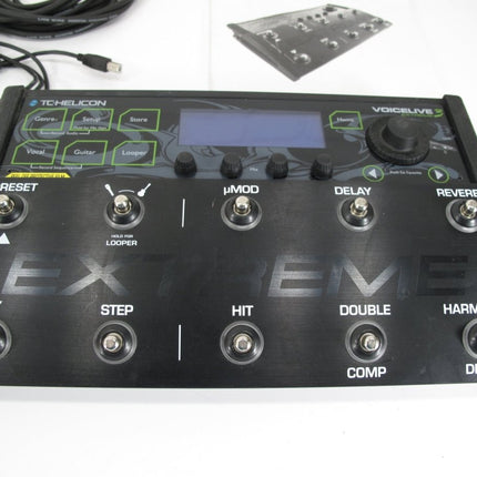 TC HELICON VoiceLive 3 Extreme Vocal and Guitar Multi - Effects Processor Pedal - ZeereeZ