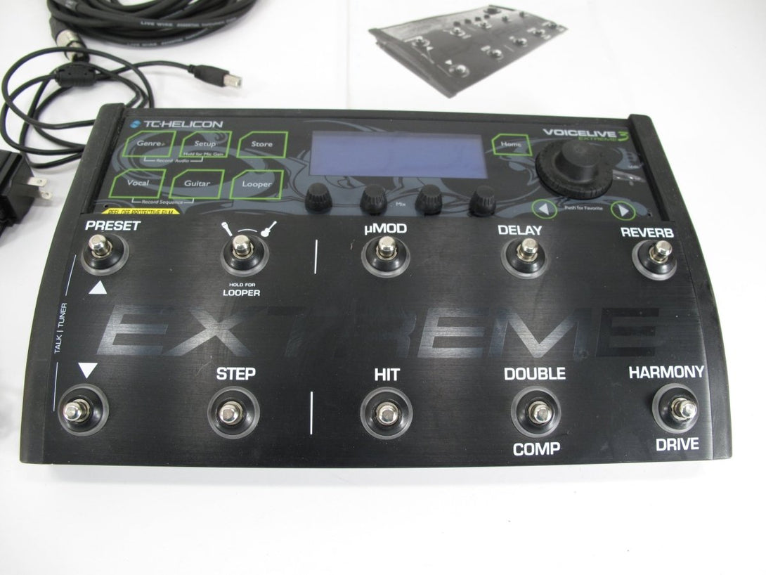 TC HELICON VoiceLive 3 Extreme Vocal and Guitar Multi - Effects Processor Pedal - ZeereeZ