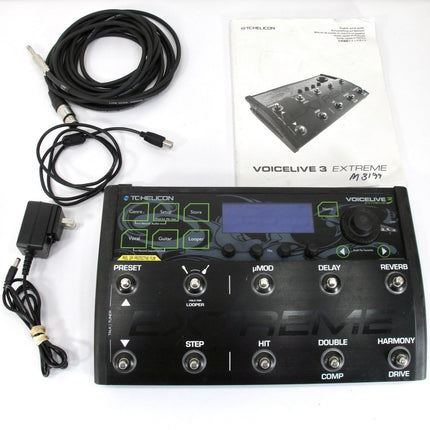 TC HELICON VoiceLive 3 Extreme Vocal and Guitar Multi - Effects Processor Pedal - ZeereeZ